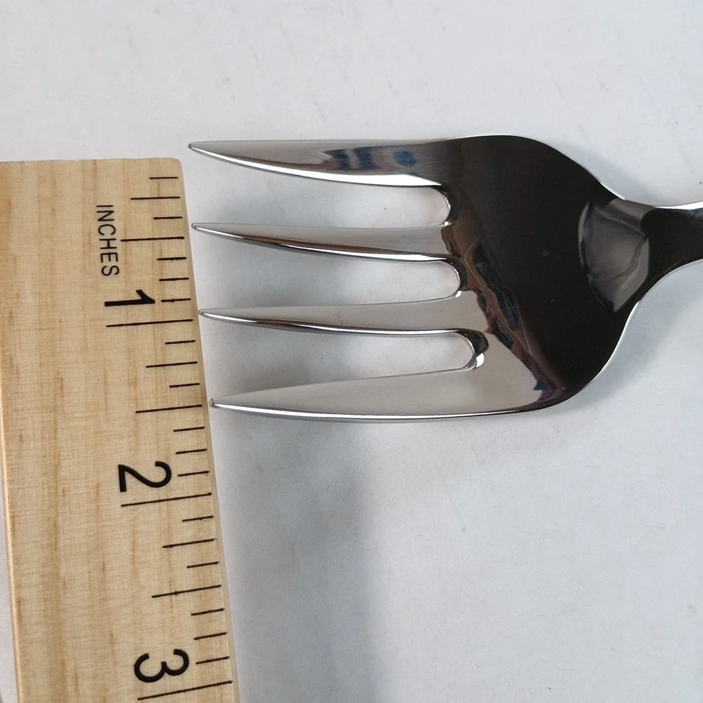 Robert Welch MERIT MIRROR 18/10 Sugar Spreader Serving Spoons Fork 5 pieces